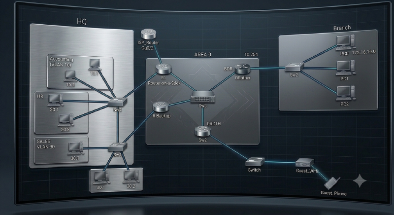 Enterprise Network Topology